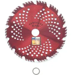 1 Blade 8"-56t Razor/Hybrid - Multi-Purpose Specialty - Carbide Brush Cutter Weed Eater Blades, 203mm