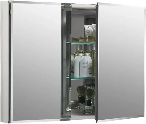 Kohler K-CB-CLC3526FS 35" W x 26" H Aluminum Two-Door Medicine