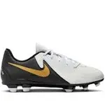 Nike Kids' Phantom GX 2 Club mg Soccer Cleats, White/Black