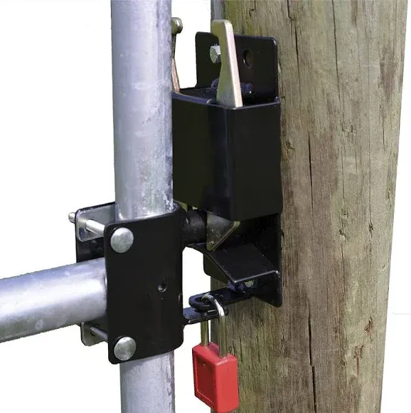 Powerfields -Way Lockable Livestock Gate Latch for Farms, Pet Cages, Fences, ...