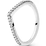 Pandora Sparkling Wishbone Ring 196316CZ womans ring