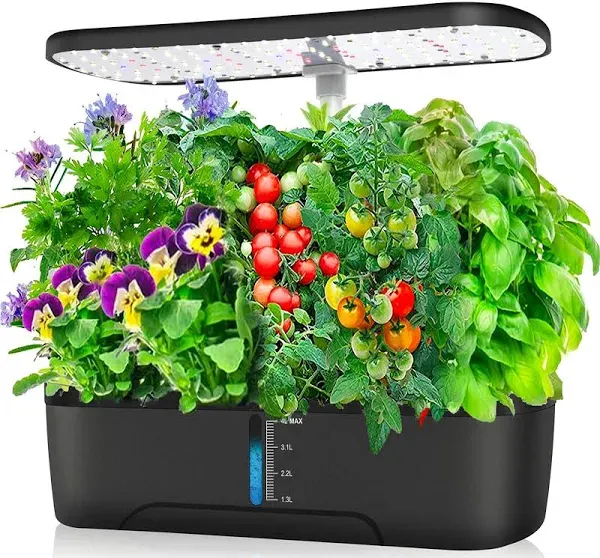 Hydroponics Growing System Indoor Herb Garden 12 Pods Hydroponics Growing System