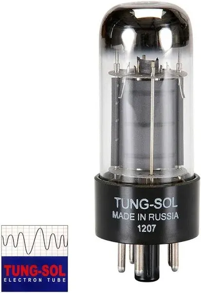 New Matched Pair (2) Tung-Sol 6L6G Fat Bottle Vacuum Tubes