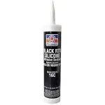 Permatex 81173 Black Silicone Adhesive Sealant, 12.9 oz