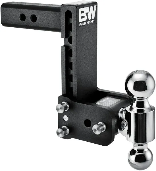 B&W TS10040B Tow & Stow Dual-Ball Trailer Hitch Mount - 7" Drop