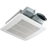 Tech Drive Bathroom Fan 50-80-100 CFM DC Energy-Saving Motor,Very Quiet Ventilation and Exhaust fan, Ceiling or Wall Mounted fan, CFM Adjustable