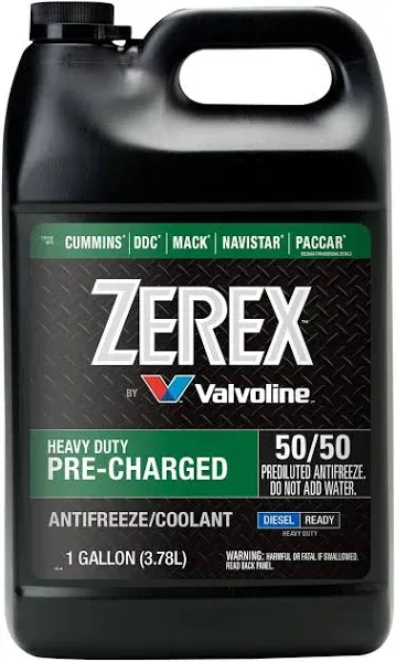 Zerex Asian Vehicle Green Silicate and Borate Free 50/50 Ready-to-Use Antifreeze/Coolant 1 Ga