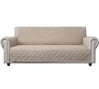 Slipcovers for Furniture Sofa Cover with Side Pockets 100% Waterproof Quilted...