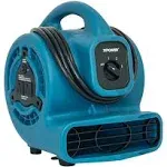 XPOWER Multi-Purpose 3-Speed Mini Blower Fan 600-CFM Stackable w/ Power Outlets