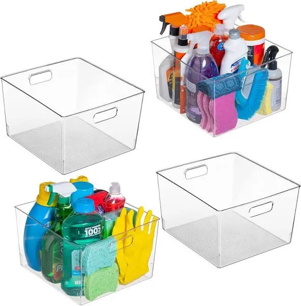 ClearSpace Clear Plastic Storage Bins