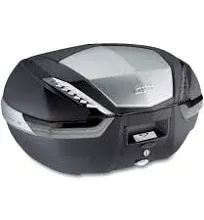 Givi V47NT Tech Monokey 47 Liter Top Case | Aluminum Center Panel &amp; Smoke Lenses