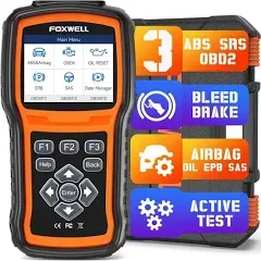 Foxwell OBD2 Scanner ABS Bleeding SRS SAS Car Code Reader Diagnostic Scan Tool