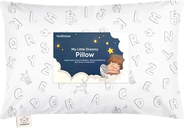 KeaBabies Toddler Pillow with Pillowcase