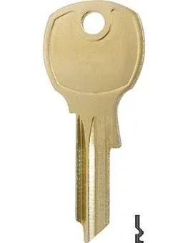 National NA14 Brass Key Blanks - Box of 50