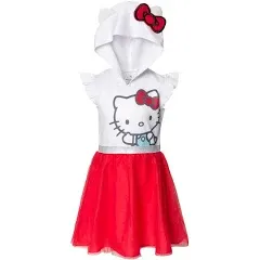 Hello Kitty Girls Mesh Cosplay Tulle Dress