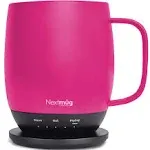 Nextmug Temperature-Controlled Self-Heating14-oz Mug,True Pink