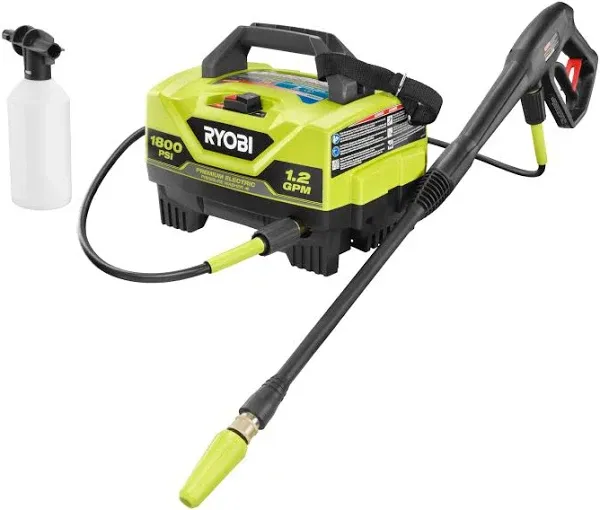 RYOBI 1,800 PSI 1.2 GPM Electric Pressure Washer