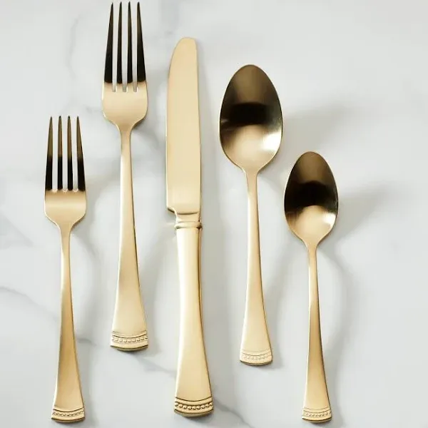 Lenox Portola Gold 20-Piece Flatware Set