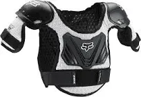 Fox Racing Peewee Titan Roost Deflector (Black/Silver) (Youth S/M)