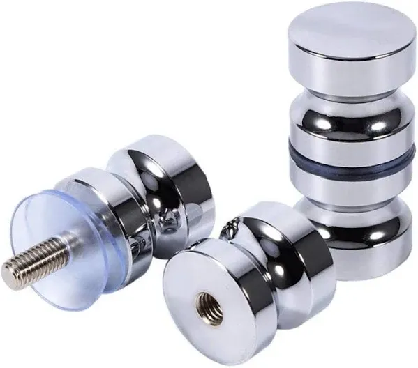 2 Set Shower Screen Handle Bathroom Door Handle Knob with Solid Stainless Ste...