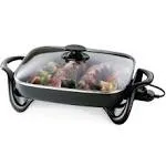 Presto Cast Aluminum Electric Skillet with Glass Lid, 16"