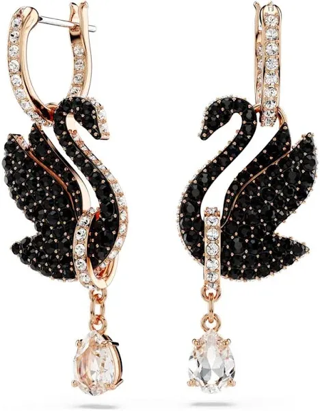 Swarovski Iconic Swan Drop Earrings