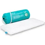 BLISSBURY Ultra Thin Pillow for Stomach Sleeper White / King