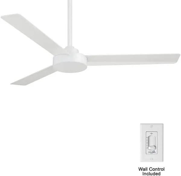 MinkaAire Roto 52" Indoor Ceiling Fan with Wall Control System - Oil Rubbed Bronze