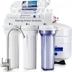 iSpring Reverse Osmosis Water Filter System w/ Zero TDS Deionizer Filter - 75gpd 6-Stage RCC7D