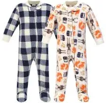 Hudson Baby Unisex Baby Fleece Sleep and Play