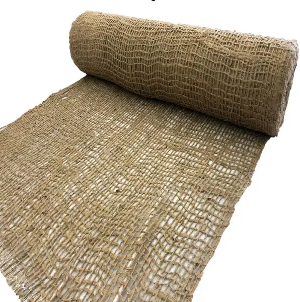 AK Trading Co. Ak-trading Jute Erosion Control, Soil Saver Mesh Blanket - 48" Wide x 10 Yards (30 Feet Long) - 120 Sq. ft. Coverage