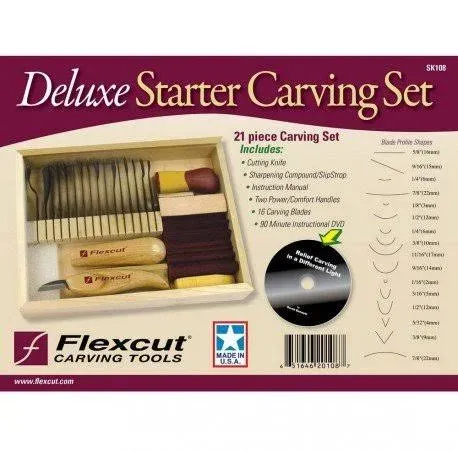 Flexcut 20-Piece Carving Starter Set