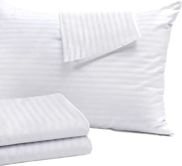 Niagara Sleep Solution Ultra Soft Pillow Protectors with Zipper Standard Size - Set of 4 Breathable Pillow Covers - 100% Protection Against Stains, Dust & Dirt - Machine