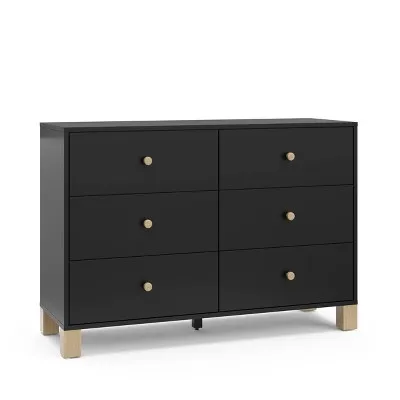 California 6 Drawer Dresser Storkcraft Color: Olive/Driftwood