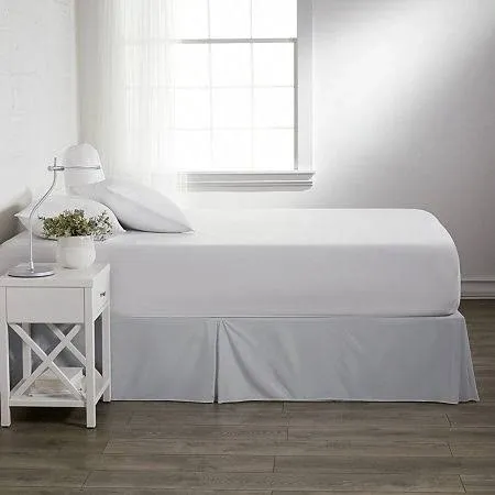 Pleated Solid Bed Skirt by ienjoy Home