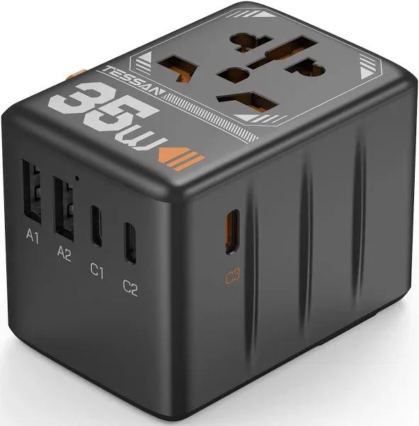 TESSAN Universal Travel Adapter 35W