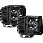 Rigid Industries 202213BLK - D-Series Midnight Edition Spot Set of 2