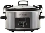 4 Quart Travel Proof Cook and Carry Programmable Slow Cooker with Locking Lid, C