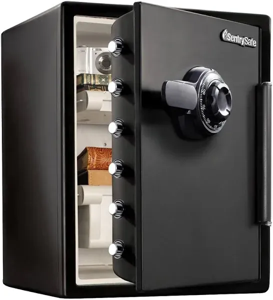 Sentry Fire-Safe with Combination Access, 2 Cu ft, 18.6W x 19.3d x 23.8h, Black