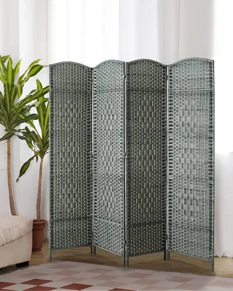 JOSTYLE 6ft. Tall Extra Wide Folding Privacy Screens