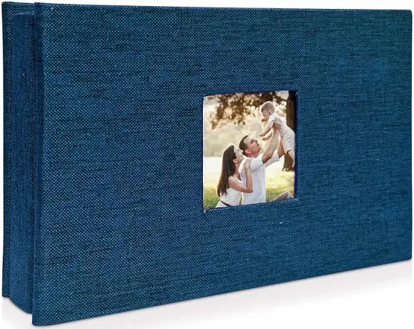 Photo Album 4x6 with,Slip-in Picture Albums,Linen Cover Memory 100 Pockets Pink