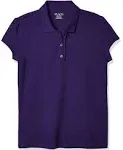 The Children's Place Girls' Short Sleeve Ruffle Pique Polo