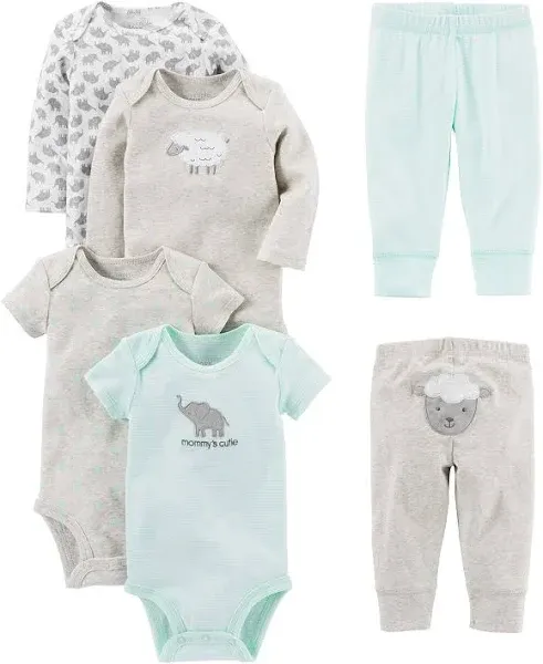 baby Simple Joys by Carter's 6-Piece Bodysuits and Pants Set