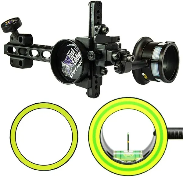 SPOT HOGG Fast Eddie XL Long Bar Wrapped Bow Sight Double 2-Pin .019 Right Hand