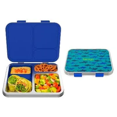 Bentgo - Kids Stainless Steel Leak-Resistant Lunch Box - Purple