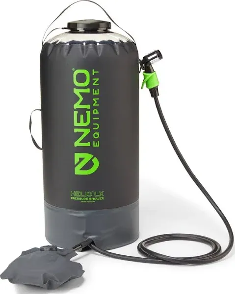 Nemo - Helio LX Pressure Shower - Black/Apple Green