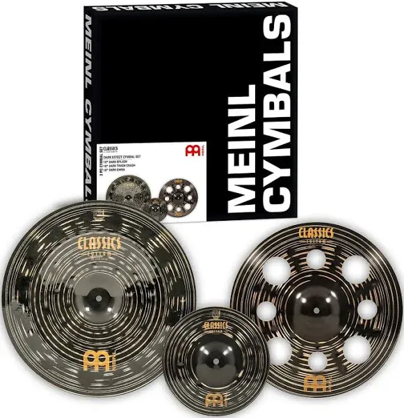 Meinl Classics Custom Dark Effects Cymbal Set