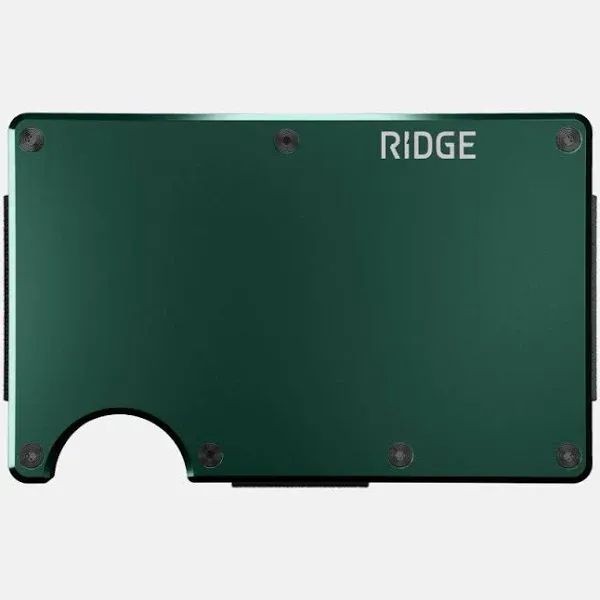 Ridge Men's Slim Minimalist RFID-Blocking Aluminum Money Clip Wallet