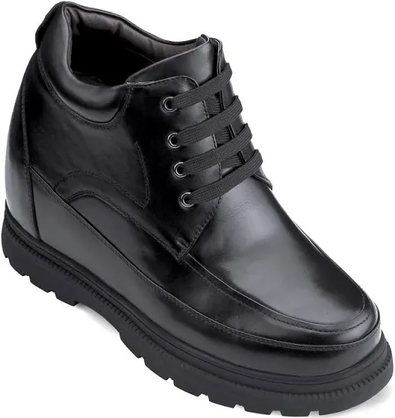 CALDEN Leather Elevator Boots - TallMenShoes.com