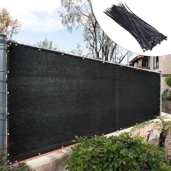 Royal Shade 50' Fence Privacy Screen Cover Windscreen with Heavy Duty Brass Grommets